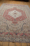 6x9.5 Vintage Distressed Oushak Carpet