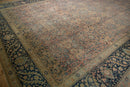 13x18 Vintage Distressed Tabriz  Carpet