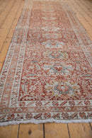 3.5x11 Vintage Distressed Karaja Rug Runner