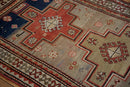 3.5x7.5 Vintage Caucasian Rug Runner