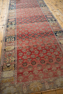 3.5x15 Vintage Distressed Oushak Rug Runner