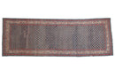 3.5x9.5 Vintage Distressed Serbend Rug Runner