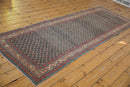 3.5x9.5 Vintage Distressed Serbend Rug Runner