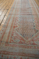 3.5x13.5 Vintage Fine Distressed Mahal Rug Runner