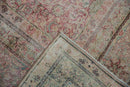 9.5x18.5 Antique Distressed Kermanshah Carpet