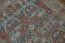 4x13.5 Vintage Distressed Hamadan Rug Runner