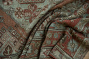 6.5x11.5 Vintage Distressed Soumac Design Carpet