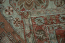 6.5x11.5 Vintage Distressed Soumac Design Carpet