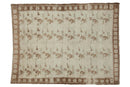 6x8.5 Vintage Distressed Oushak Carpet