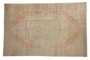 6x9.5 Vintage Fine Distressed Kayseri Carpet