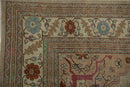 8x12 Vintage Distressed Tabriz Carpet