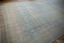 9x17.5 Vintage Distressed Khotan Carpet