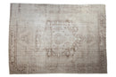 8.5x11.5 Vintage Distressed Oushak Carpet