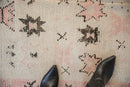 4.5x9 Vintage Distressed Moroccan Rug Runner