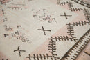 4.5x9 Vintage Distressed Moroccan Rug Runner
