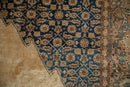8.5x11 Vintage Distressed Tabriz Carpet