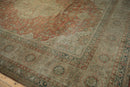 9.5x12.5 Vintage Distressed Tea Washed Kayseri Carpet