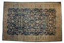 10.5x16.5 Vintage Distressed Tea Washed Lilihan Carpet