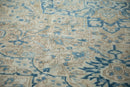 9.5x12.5 Vintage Distressed Heriz Carpet