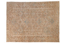 7.5x10 Vintage Distressed Heriz Carpet