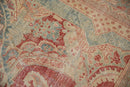 10.5x17.5 Vintage Distressed Mahal Carpet