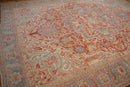 10x13 Vintage Distressed Heriz Carpet