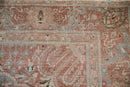 8x11 Vintage Distressed Tabriz Carpet