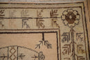 5x8 Vintage Distressed Khotan Carpet