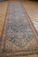 3x13.5 Antique Distressed Malayer Rug Runner