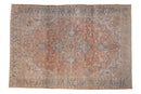 6.5x9.5 Vintage Distressed Heriz Carpet