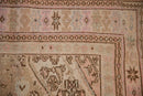 7x10 Vintage Distressed Overdyed Bibikabad Carpet