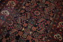 3.5x12 Vintage Hamadan Rug Runner