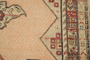 3.5x11 Antique Distressed Karabagh Rug Runner