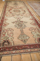3.5x11 Antique Distressed Karabagh Rug Runner