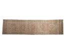 3.5x14 Vintage Distressed Serab Rug Runner