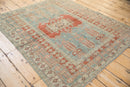 4x4.5 Vintage Distressed Oushak Square Rug