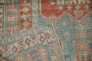4x4.5 Vintage Distressed Oushak Square Rug