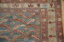 4x6.5 Vintage Distressed Malayer Rug