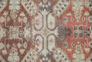 3.5x5.5 Vintage Distressed Caucasian Rug