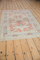3.5x5.5 Vintage Distressed Caucasian Rug