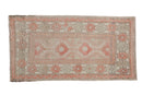2.5x5 Vintage Distressed Oushak Rug Runner