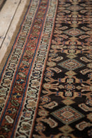 3.5x11.5 Antique Hamadan Rug Runner