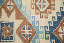 3.5x9.5 Vintage Distressed Kars Rug Runner