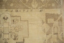 4x11.5 Vintage Distressed Oushak Rug Runner