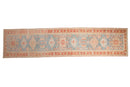 3.5x15 Vintage Distressed Karaja Rug Runner