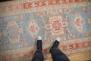 3.5x15 Vintage Distressed Karaja Rug Runner