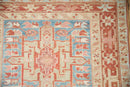 3.5x15 Vintage Distressed Karaja Rug Runner