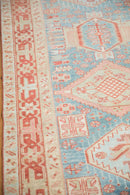 3.5x15 Vintage Distressed Karaja Rug Runner