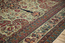 9x10 Antique Fine Kerman Square Carpet