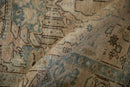 7x11 Vintage Distressed Tabriz Carpet